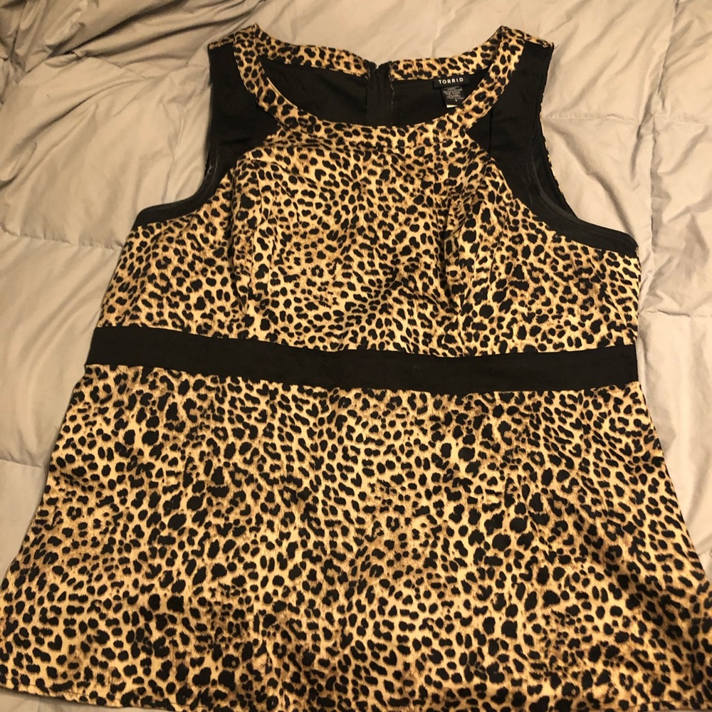 Torrid Leopard Print Top Size 2